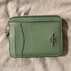 Coach zip card case